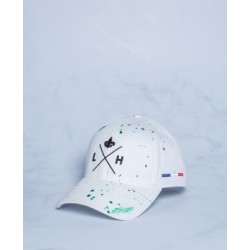 LXH CAP WHITE GREEN PAINT